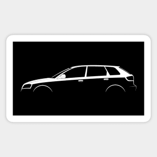 Audi A3 Sportback (8P) Silhouette Sticker